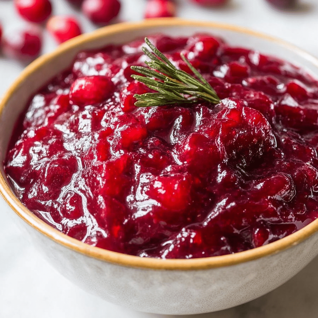 Homemade Christmas Cranberry Sauce