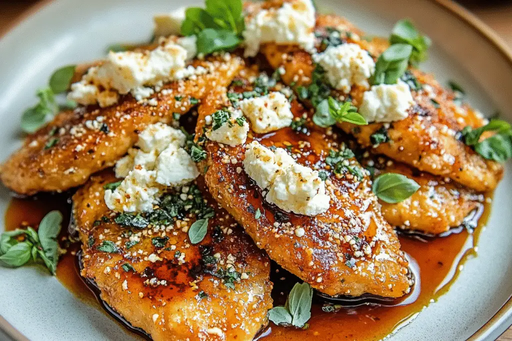 Hot Honey Feta Chicken
