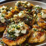Irresistible 30 Minutes Baked Chicken with Crispy Feta