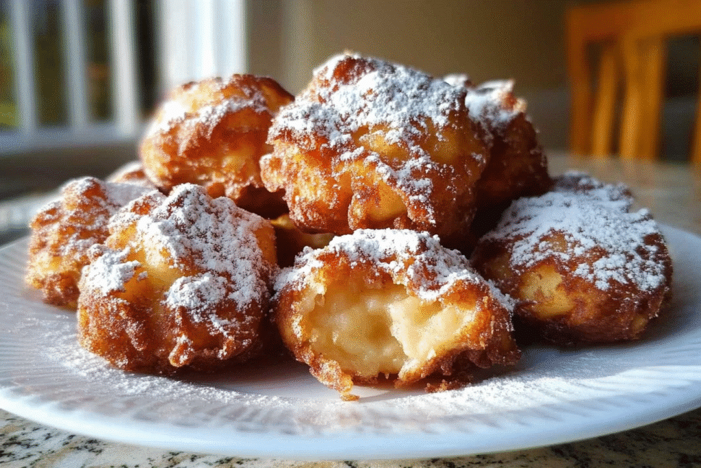 Irresistible Baked Apple Fritters