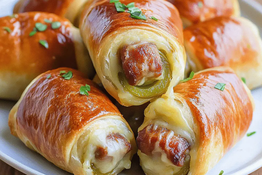 Jalapeño Poppers Pigs in a Blanket