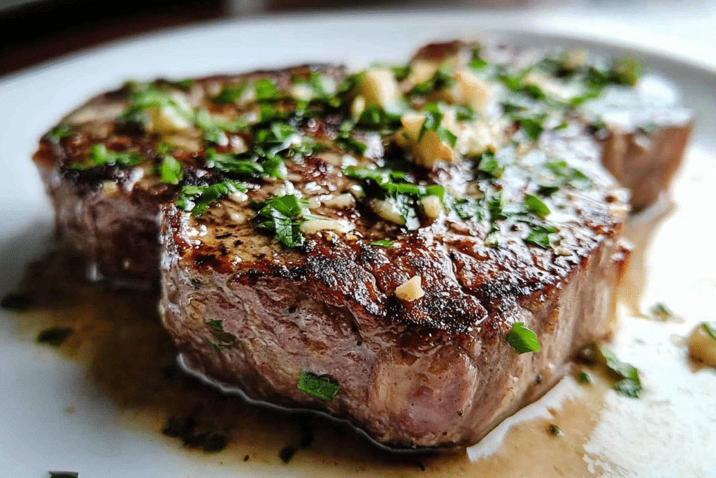 Juicy 15-Minute Garlic Butter Steak