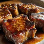 Juicy Brown Sugar Garlic Beef Chops