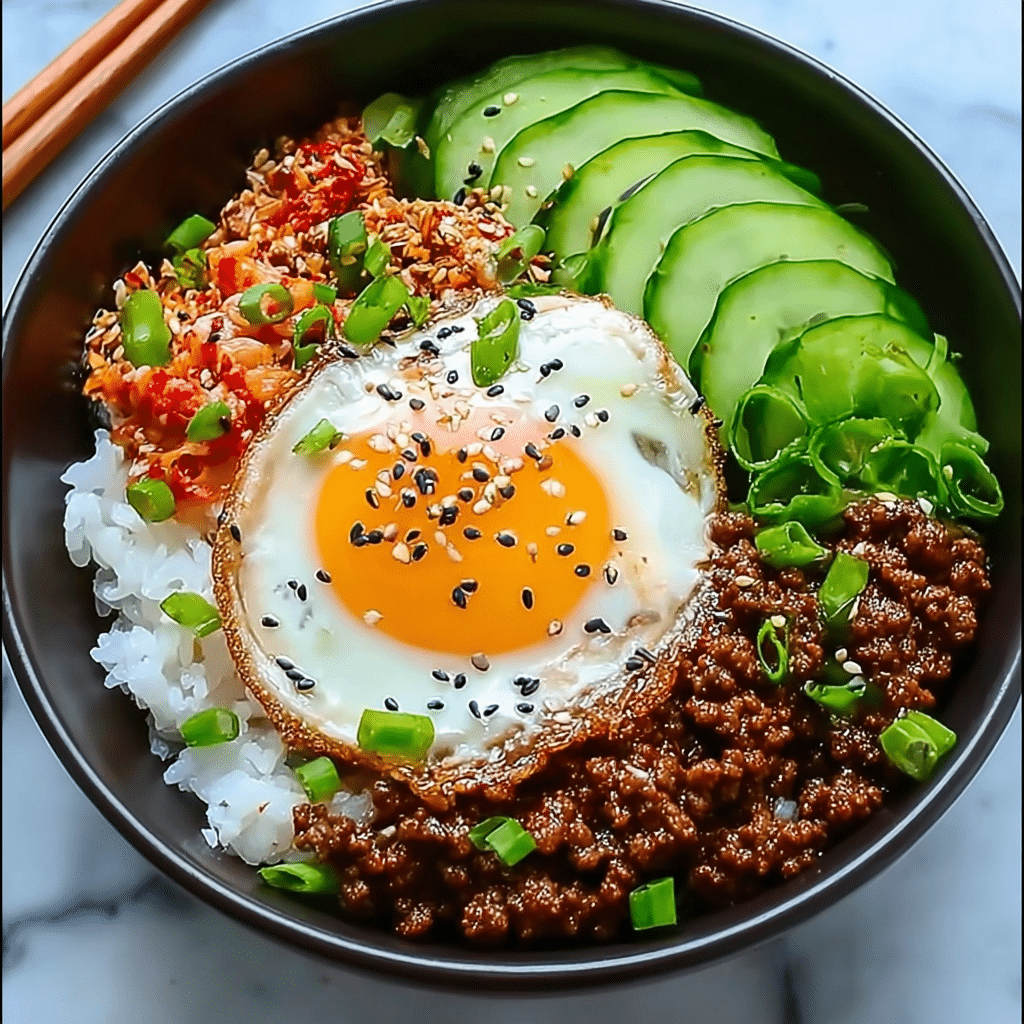 Korean Ground Beef Bowl