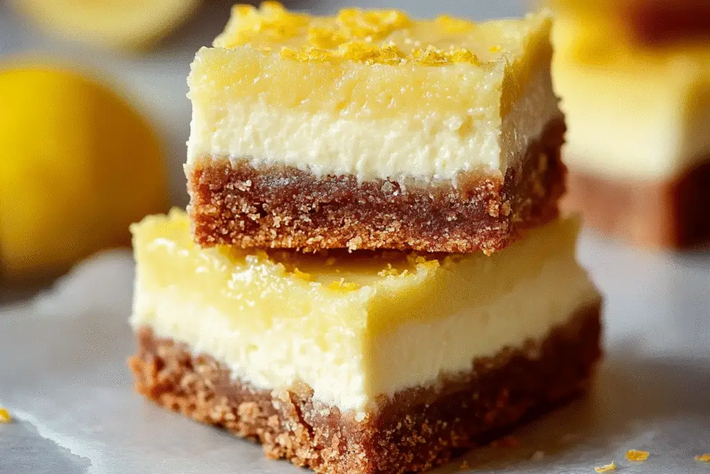 Lemon Cheesecake Bars