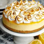 Lemon Curd Meringue Cheesecake Bliss