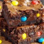 M&M Brownies Chocolate Fudge