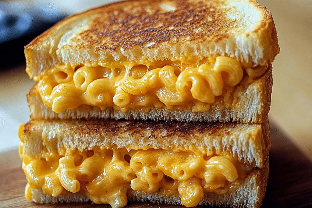 Mac and Cheese Grilled Cheese