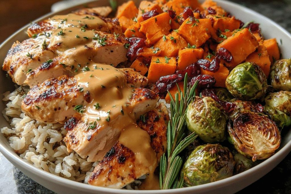 Maple Dijon Chicken Sweet Potato