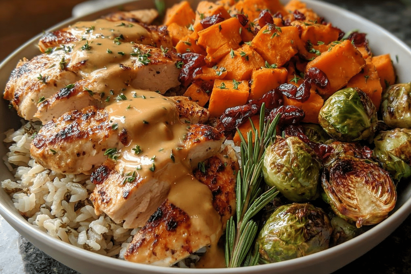 Maple Dijon Chicken Sweet Potato