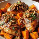 Maple-Glazed Chicken with Sweet Potatoes
