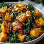 Maple-Roasted Squash and Kale Salad