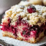 Moist Christmas Cranberry Bars