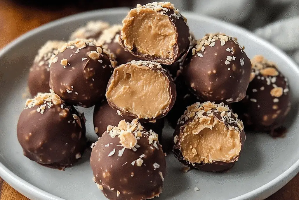 No Bake Peanut Butter Balls