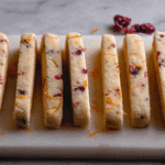 Orange Cranberry Shortbread Cookies