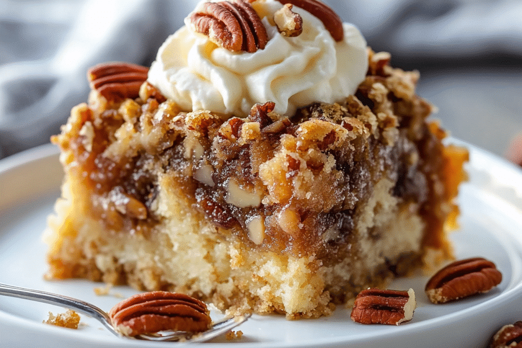 Pecan Pie Dump Cake