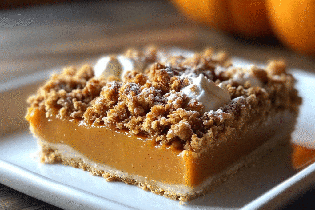 Pumpkin Pie Crisp With Crust