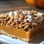 Pumpkin Pie Crisp With Crust