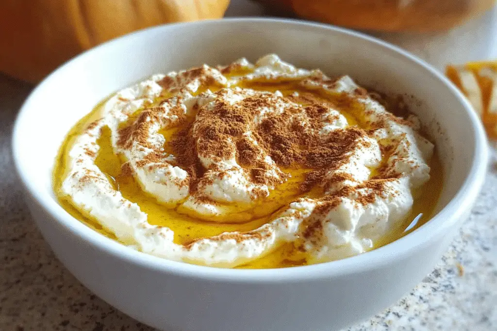 Pumpkin Whipped Feta Honey Dip