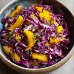 Purple Cabbage, Mango & Cranberry Slaw