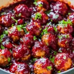 Quick Cranberry Meatballs