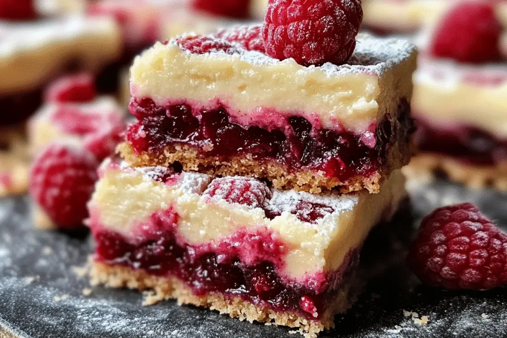 Raspberry Cheesecake Bars