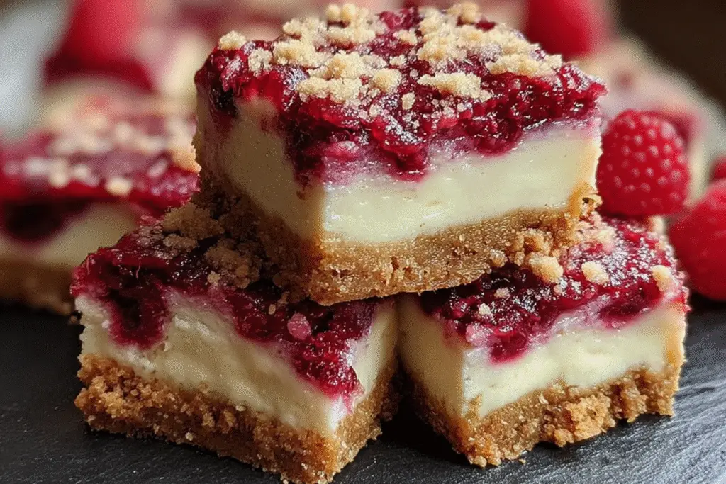 Raspberry Cheesecake Bars