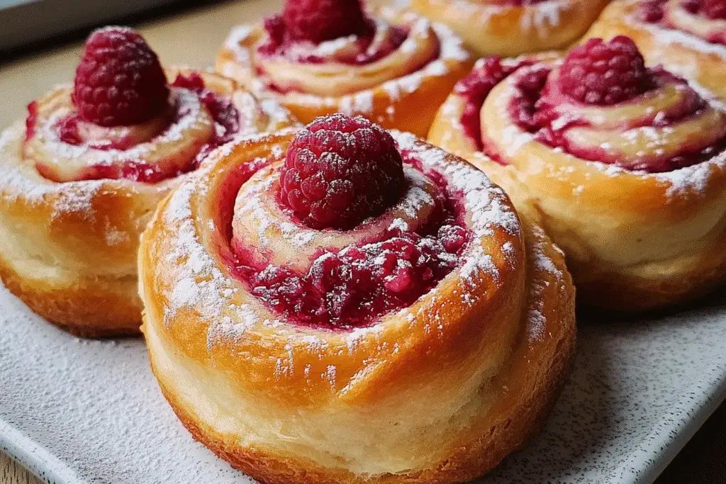 Raspberry Sweet Rolls