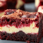 Red Velvet Cheesecake Brownies