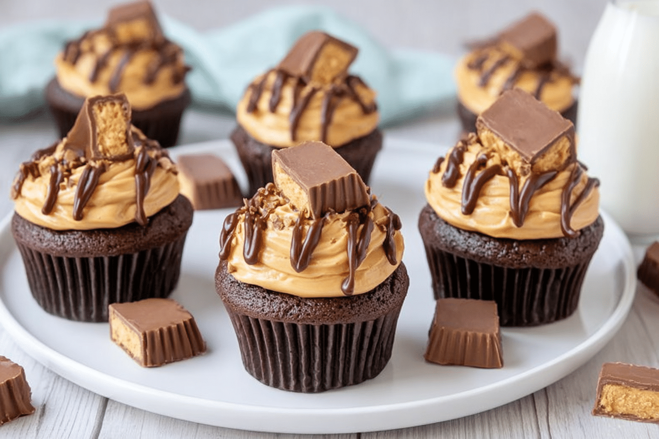 Reese's Peanut Butter Cup Cupcakes