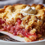 Rhubarb Dump Cake