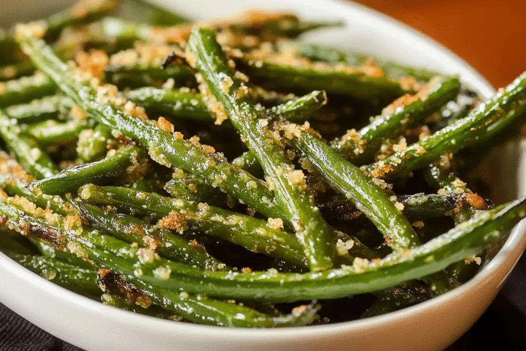 Roasted Parmesan Green Beans