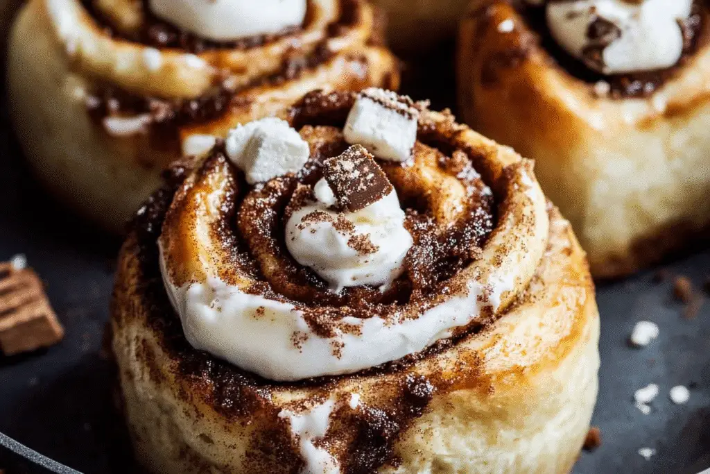 S'mores Cinnamon Rolls
