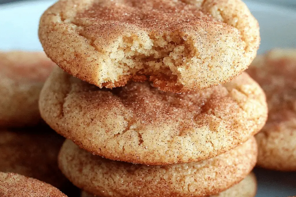 Soft Sensational Snickerdoodles Cookies
