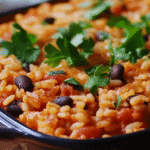 Spanish Rice Bean Casserole