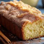 Spiced Apple Cider Donut Loaf with a Cinnamon Sugar Crust
