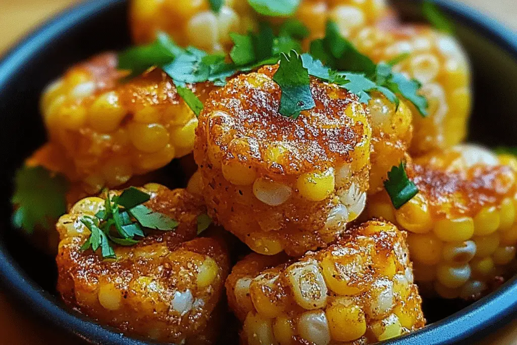 Spicy Mexican Corn Bites