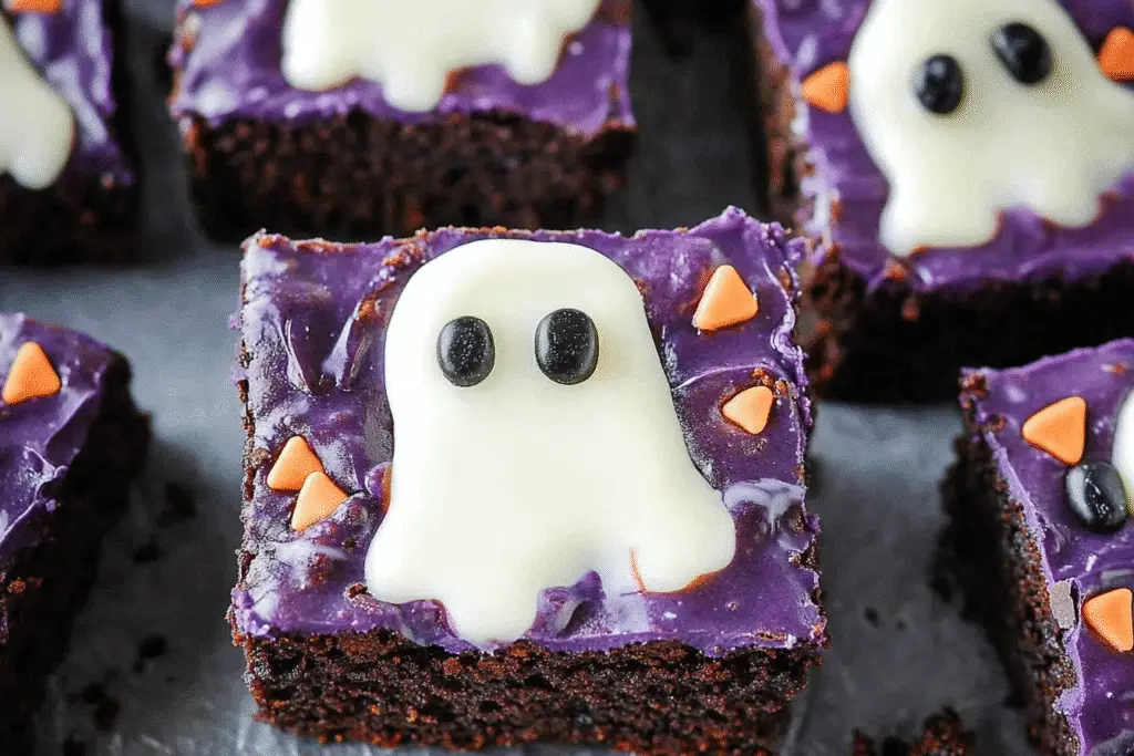 Spooky Ghost Brownies