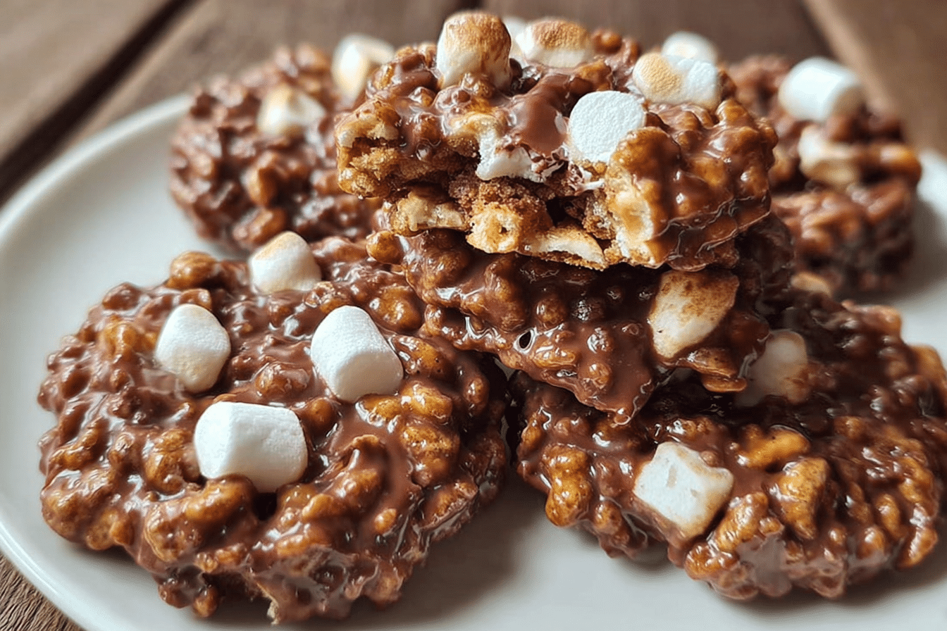 Star Crunch Cookies Chocolate Marshmallow