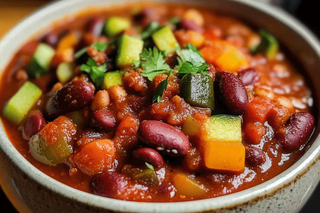 Vegetarian Chili with Beans