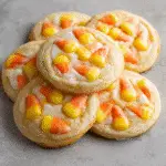 White Chocolate Candy Corn Cookies