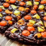Wicked Good Halloween Brownie Pizza