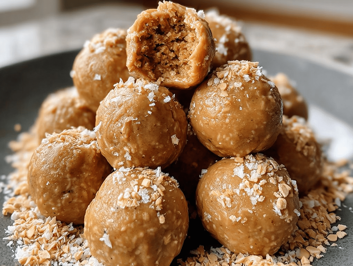 3-Ingredient Peanut Butter Balls
