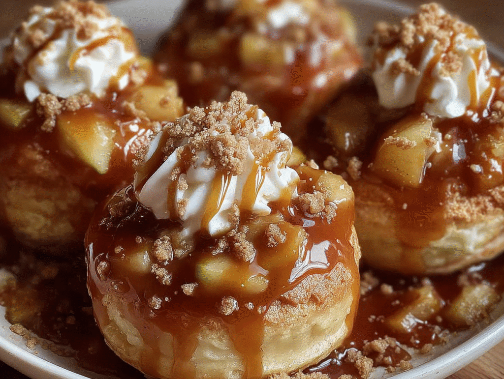 Apple Caramel Bombs Pastry