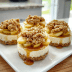Apple Crisp Mini Cheesecakes