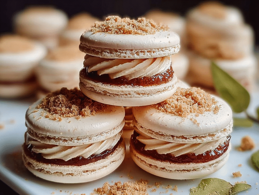 Apple Pie Macarons