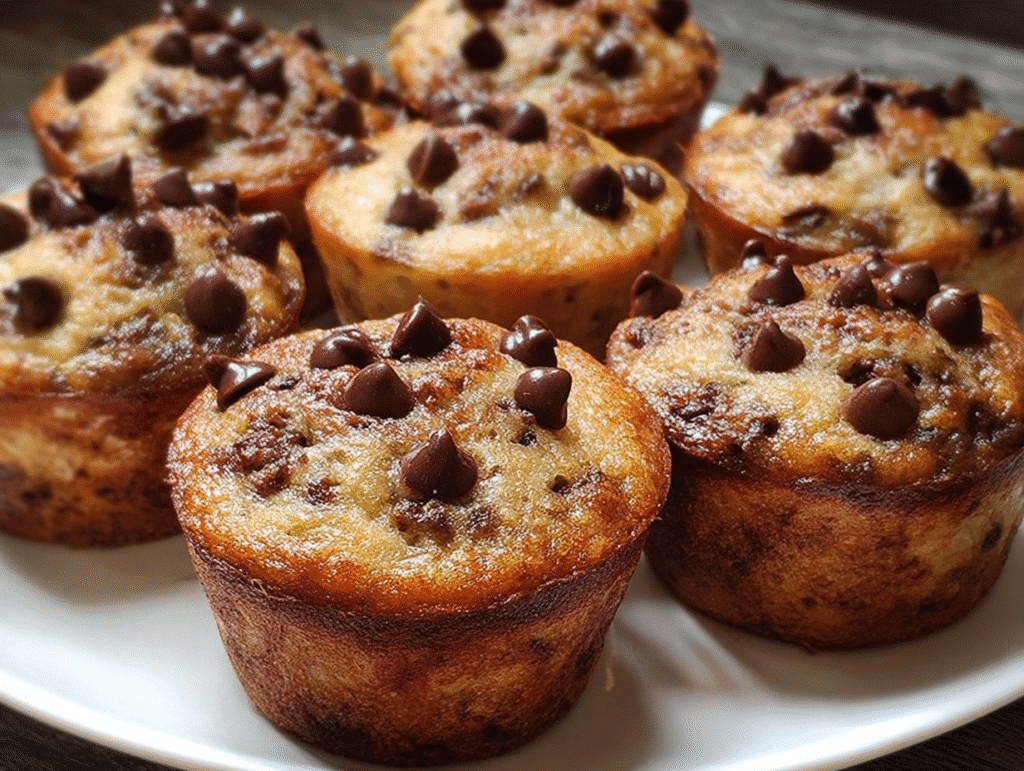 Banana Chocolate Chip Mini Muffins