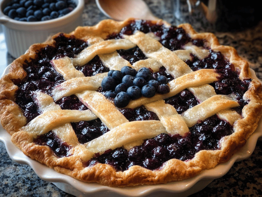 Blueberry Slab Pie Dessert
