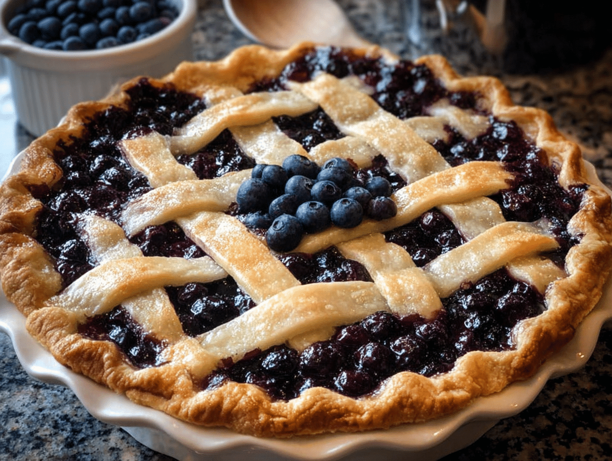 Blueberry Slab Pie Dessert