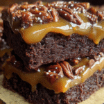 Cake Mix Caramel Brownies